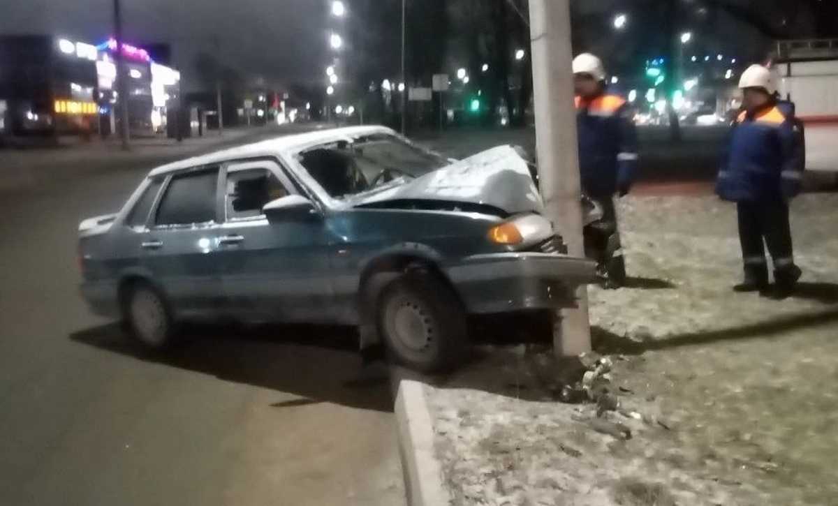 Водитель в ДТП не пострадал.