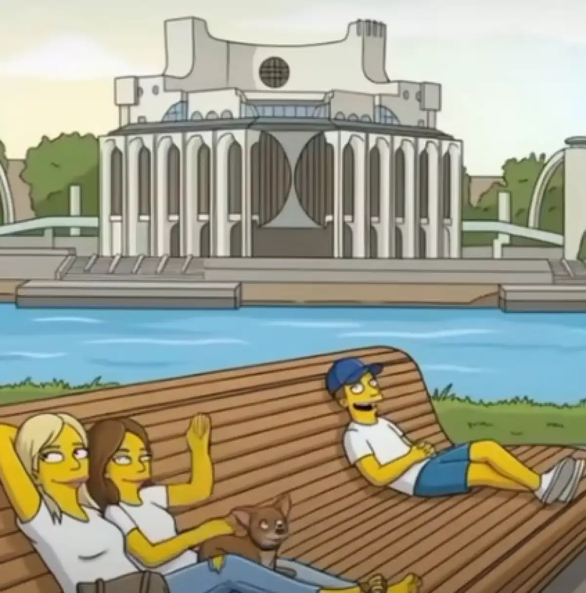 Благодаря Антону Куприянову в Великом Новгороде «поселились» Симпсоны.