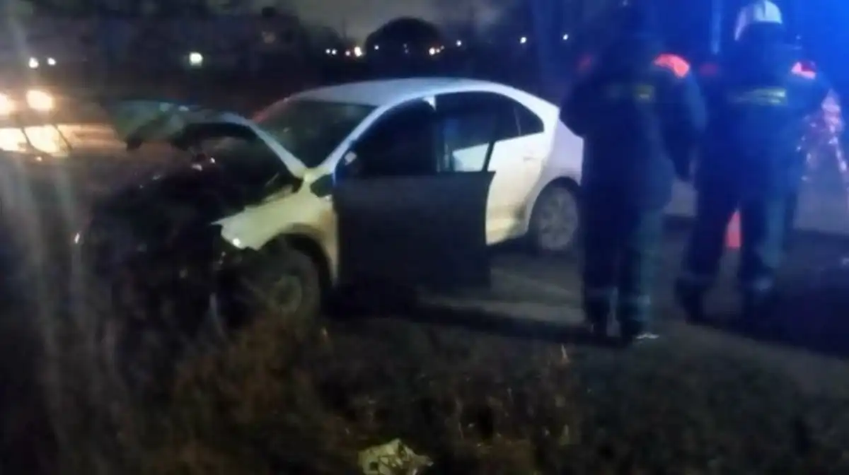 Водитель «Шевроле Рапид», уклоняясь от лобового столкновения, врезался в дерево.