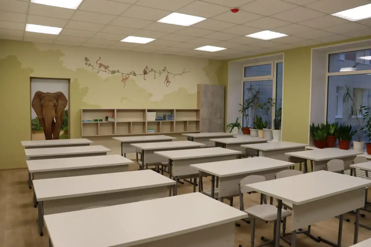 Цвета для покраски помещений выбирались с учётом мнения родителей.