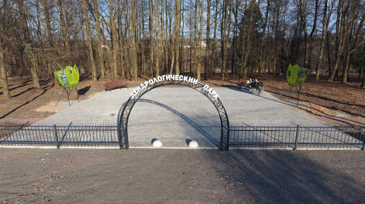 Дендропарк расположен на левом берегу реки Ловать в Холме.