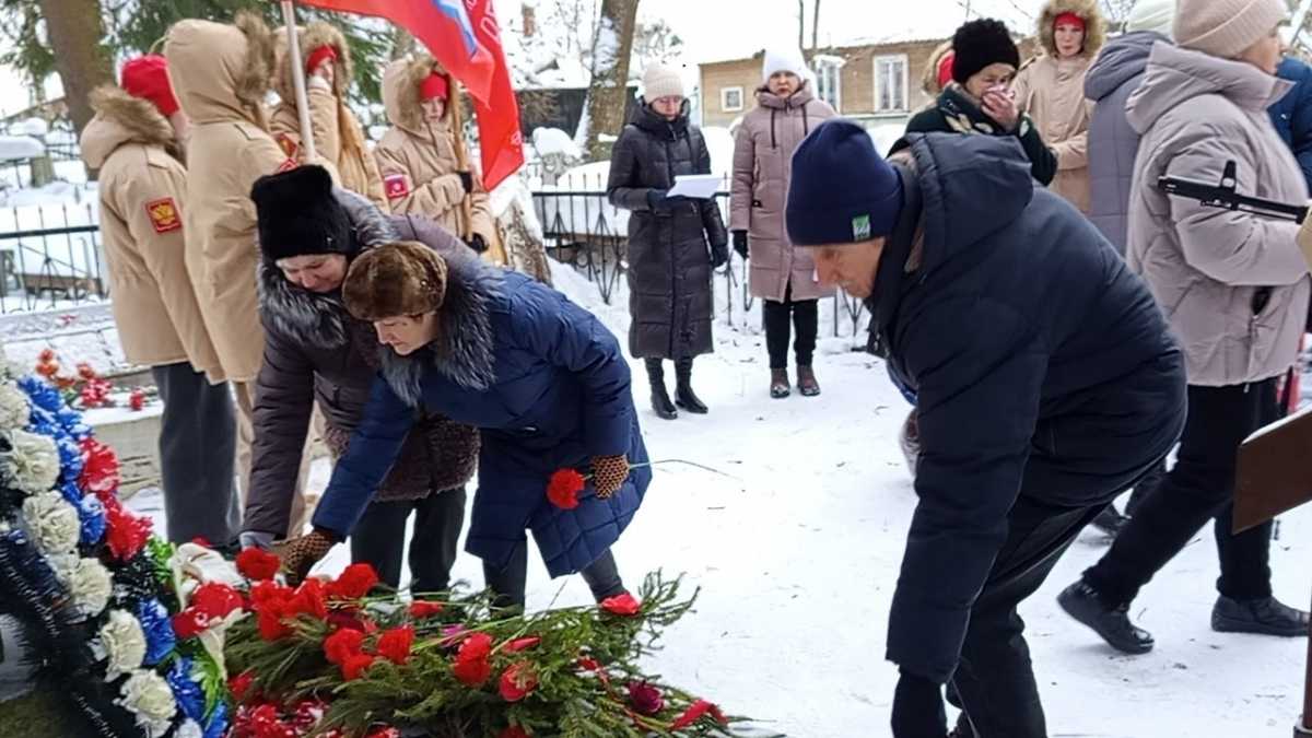 Парфино отмечает 84-ю годовщину освобождения от фашистской оккупации