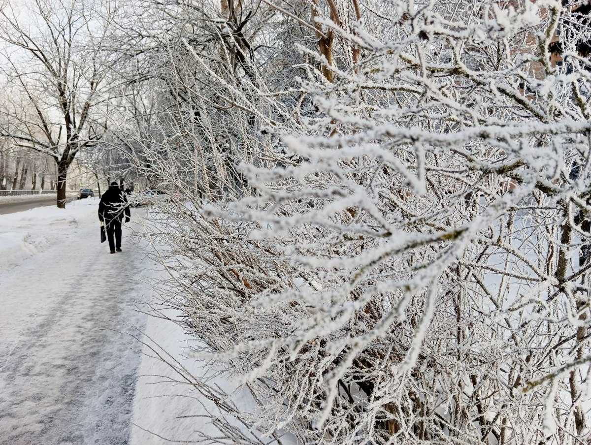 Ночью в регионе ожидают аномальные морозы.