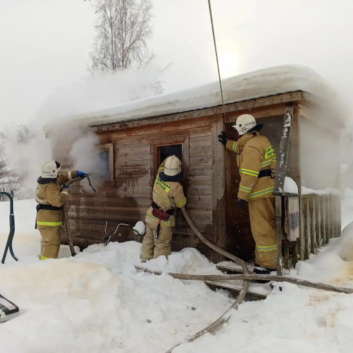В результате пожара никто не пострадал.