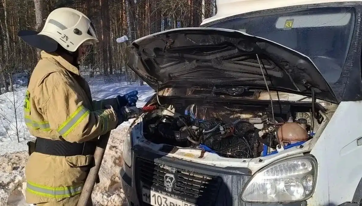 Огонь уничтожил сгораемые детали моторного отсека.