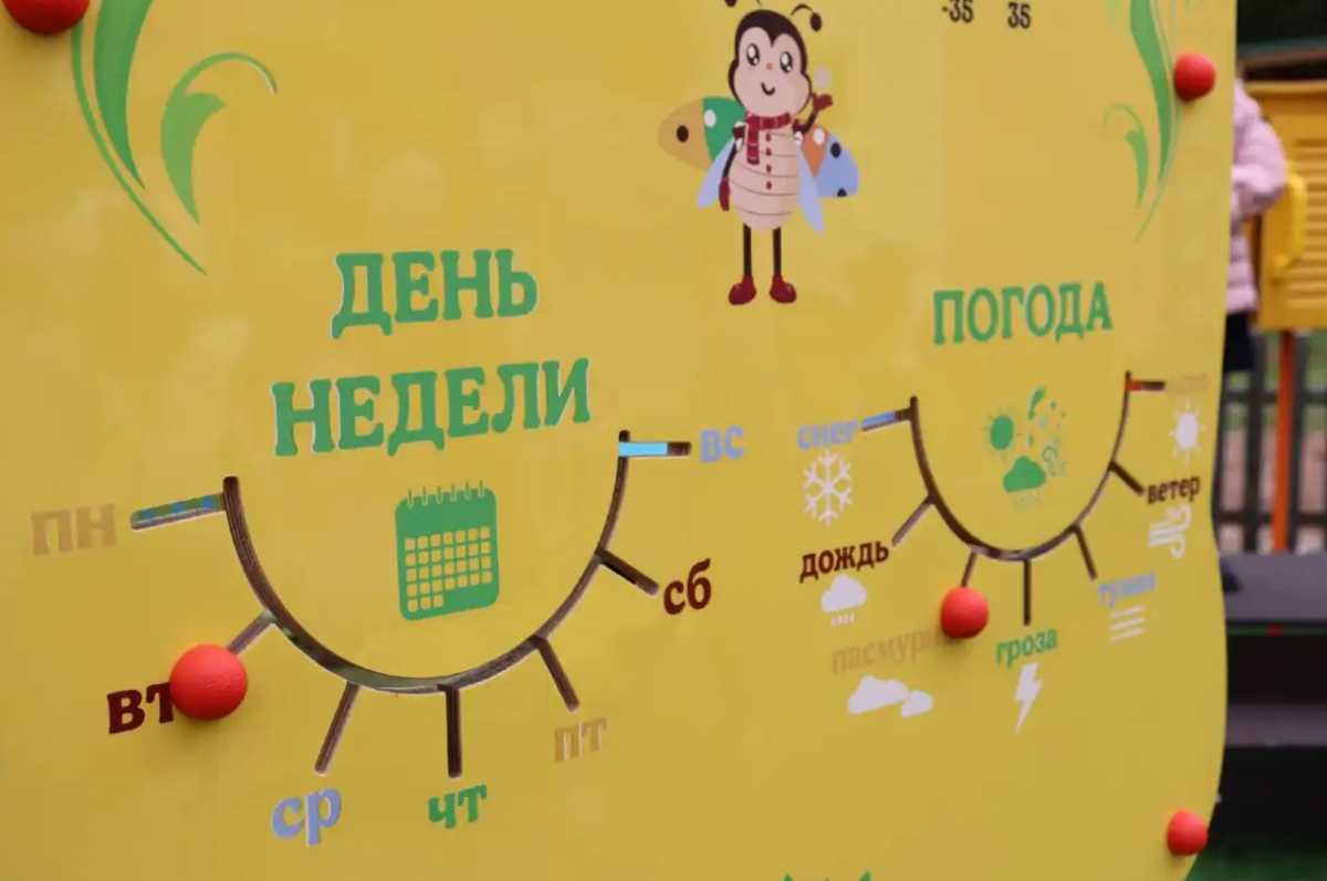 В 2025 году в детском саду №7 в посёлке Пролетарий Новгородского округа по проекту «Наш выбор» установили космическую детскую площадку.