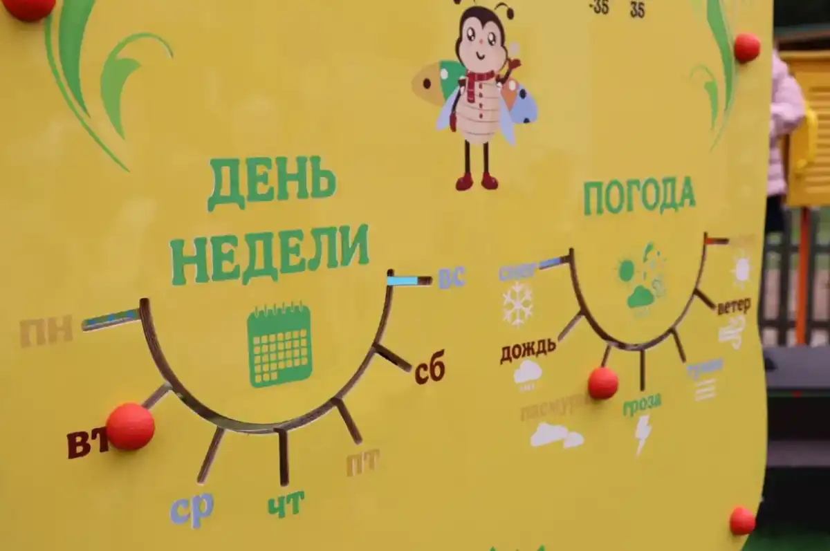 В 2025 году в детском саду №7 в посёлке Пролетарий Новгородского округа по проекту «Наш выбор» установили космическую детскую площадку.