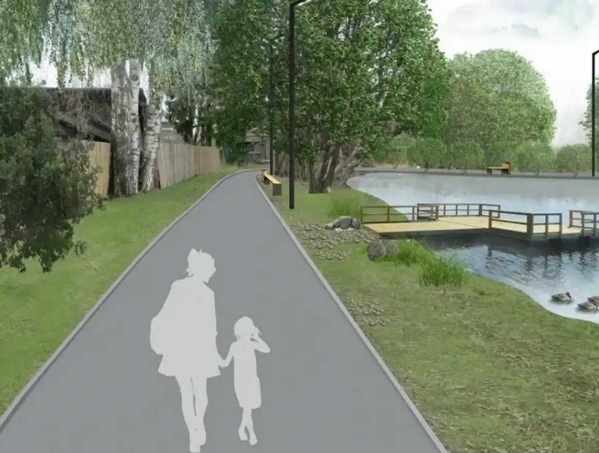 В Малой Вишере в 2026 году собираются благоустроить территорию пруда на Московской улице.