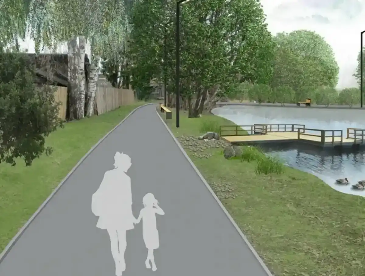 В Малой Вишере в 2026 году собираются благоустроить территорию пруда на Московской улице.