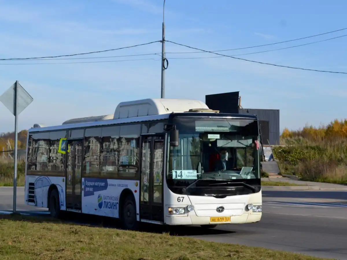 Маршрут №14 продлили до остановки «2 км Лужского шоссе».