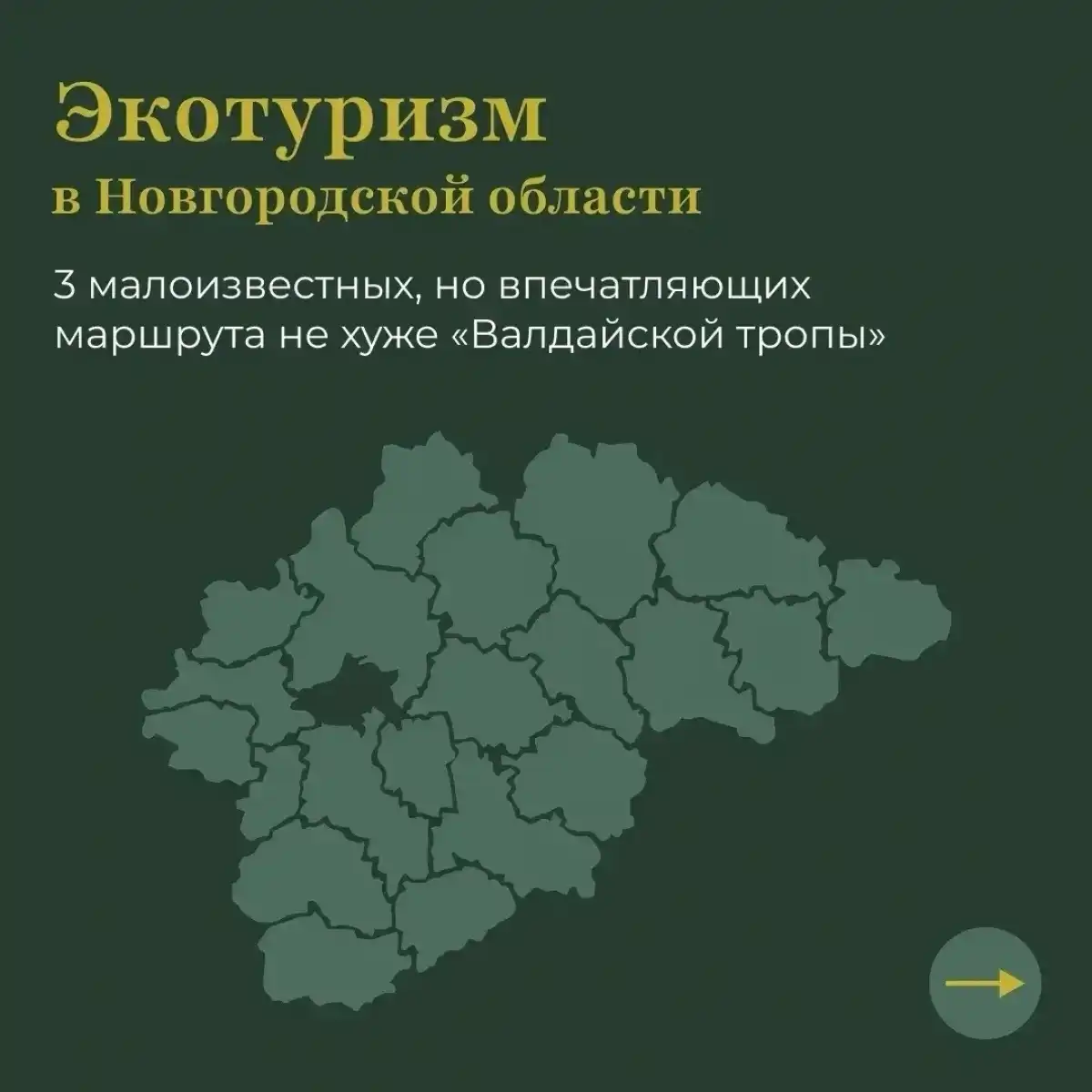 Хвойнинский округ богат на заповедные тропы.