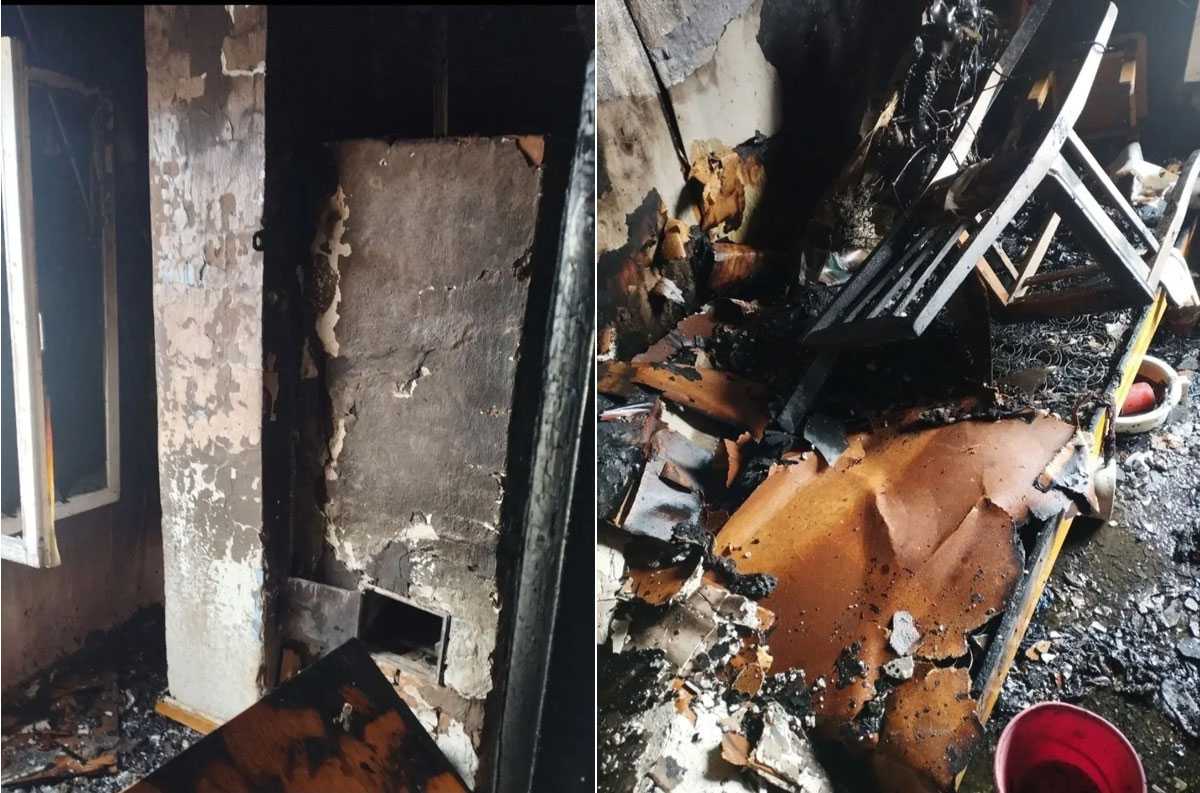 В Хвойной при пожаре в деревянном доме погибла женщина