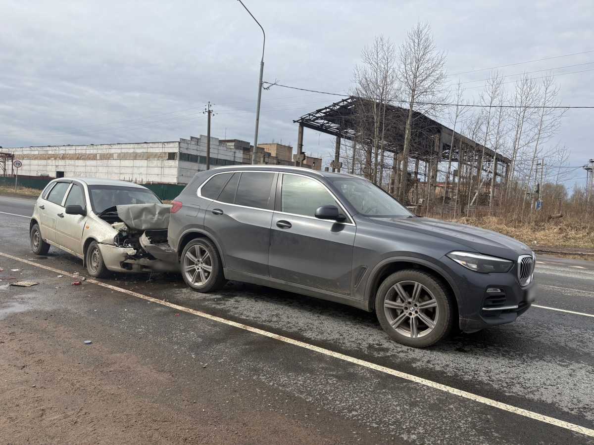 Дети находились на задних сиденьях в «Ладе Калина».