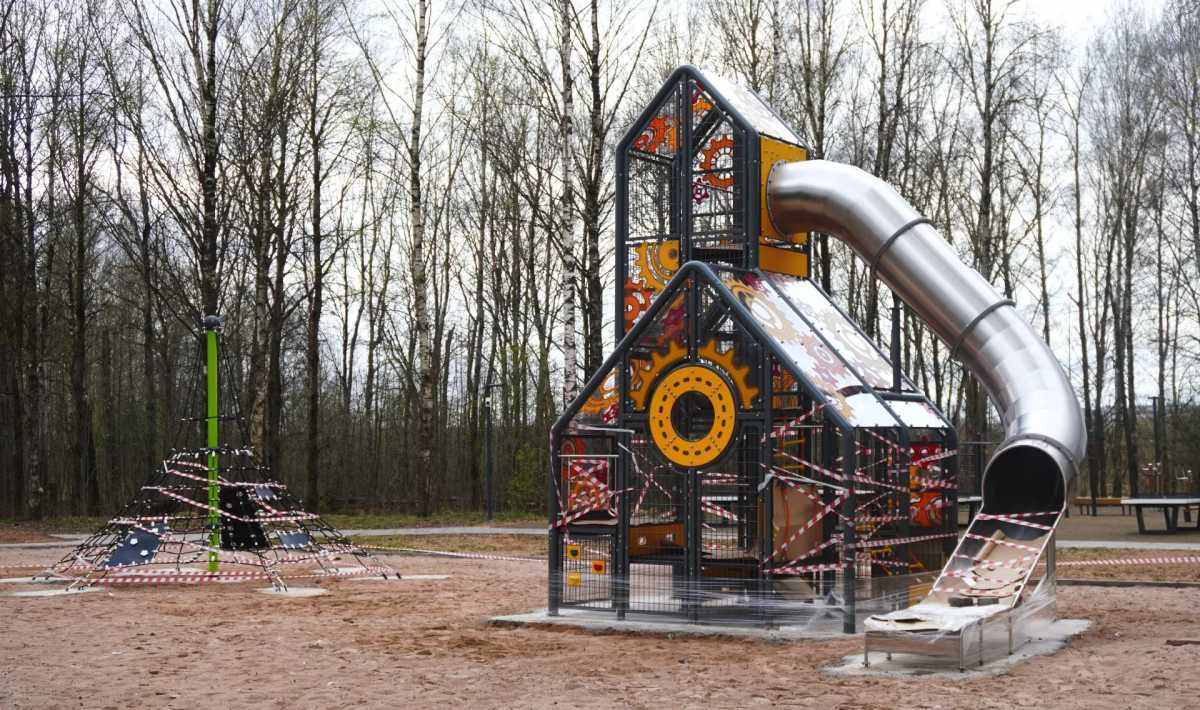 Новая горка уникальна для города – аналогов по высоте в Великом Новгороде пока нет.