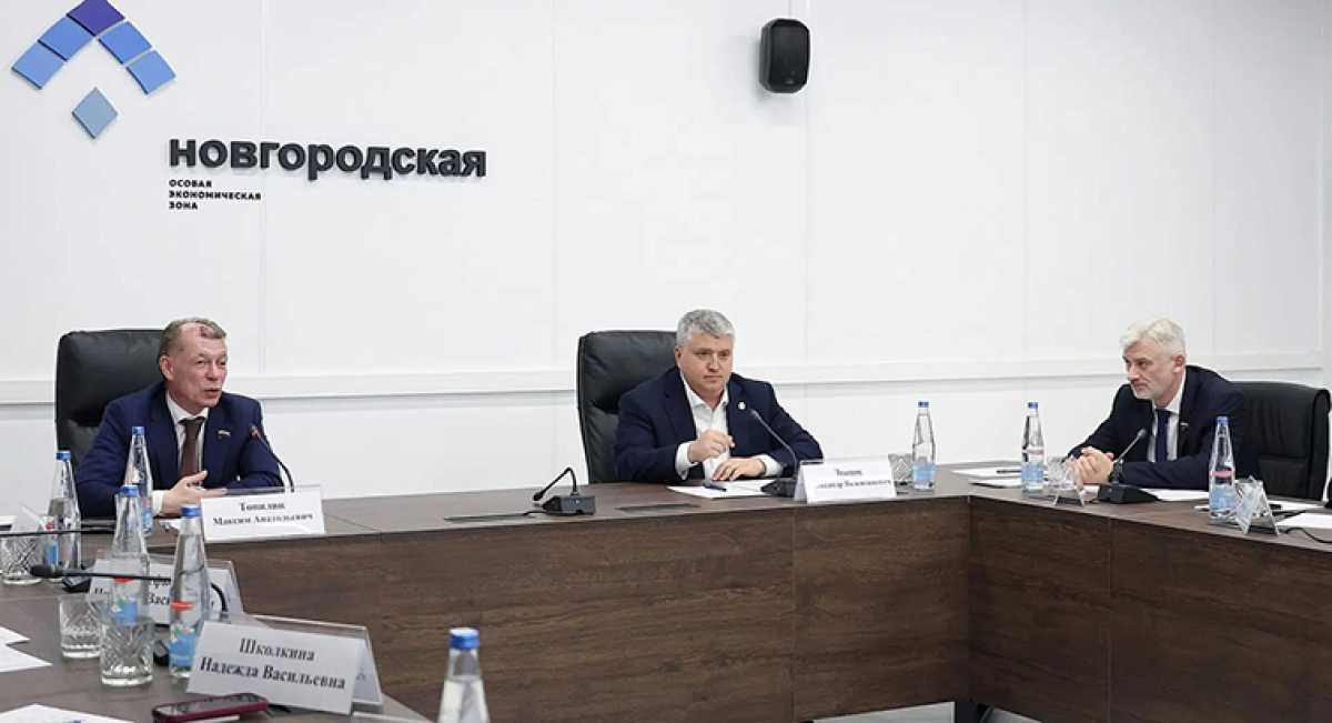 В ОЭЗ «Новгородская» обсудили развитие инновационных объектов региона и предложили поправки в налоговое законодательство