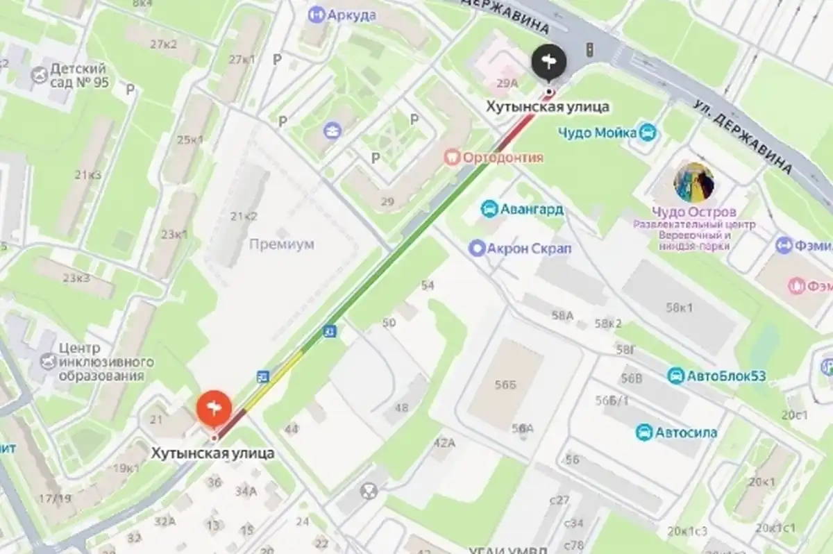 Проезд транспорта будет организован по одной полосе с ограничением скоростного режима.