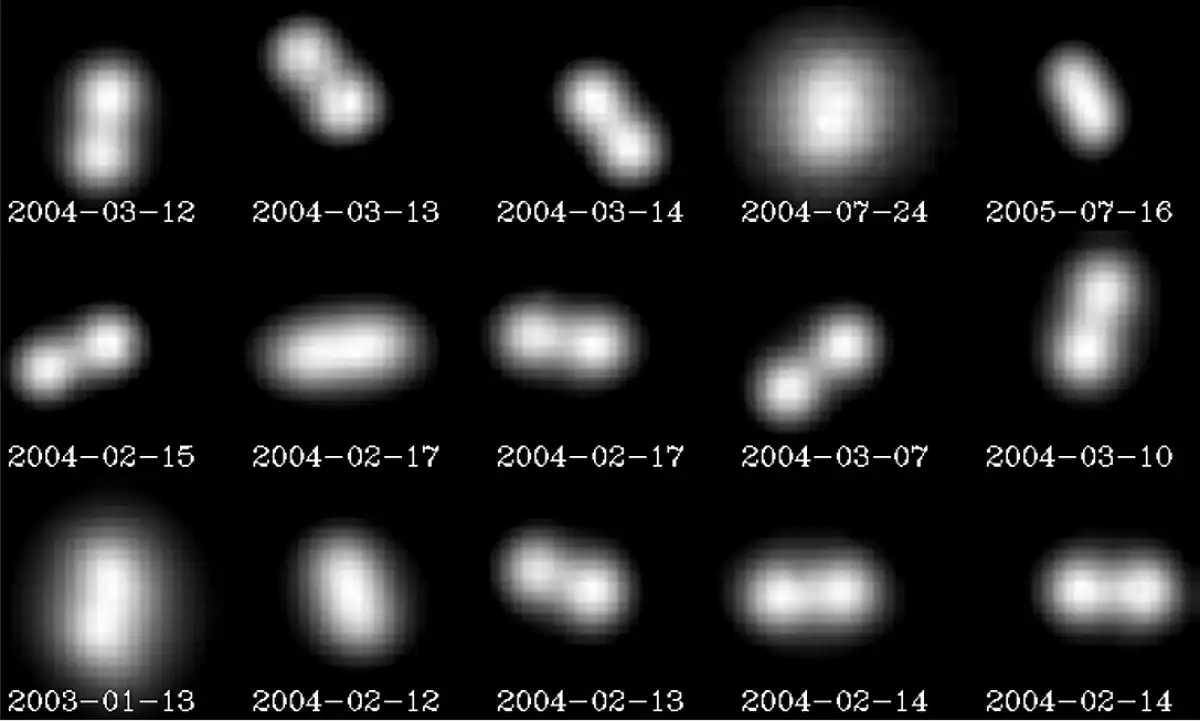 Так «видит» двойной астероид Антиопа 8-метровый телескоп VLT или Very Large Telescope — один из самых крупных на планете.
