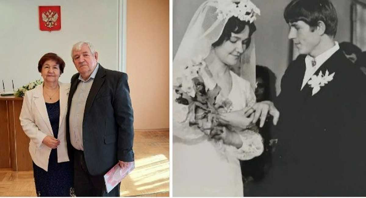 Владимир и Любовь Горбачёвы поставили подписи в книге почётных юбиляров.