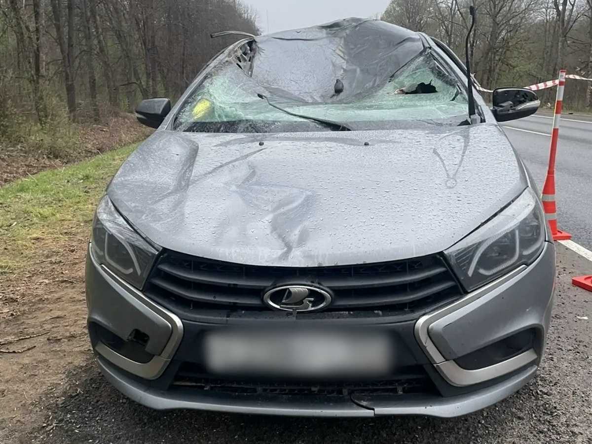 Женщина получила ушиб шеи.