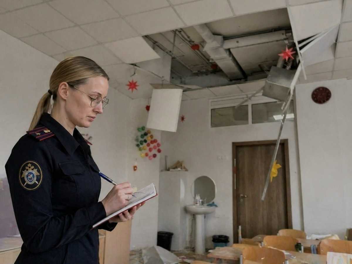 В результате происшествия ученики не пострадали.