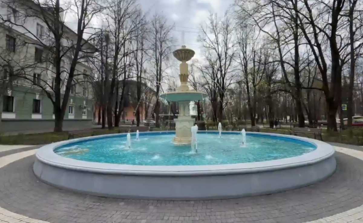 Фонтан в сквере Печати
