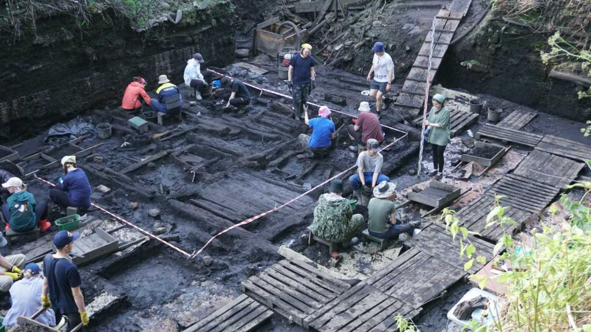 Помимо работы на раскопе, участники школы познакомятся с работой камеральной лаборатории, увидят, что происходит с находками после их извлечения из земли.