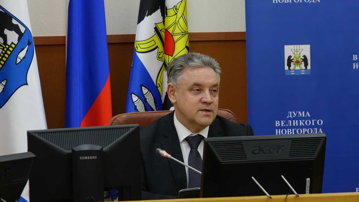 Константин Сомов возглавляет гордуму с октября 2023 года.