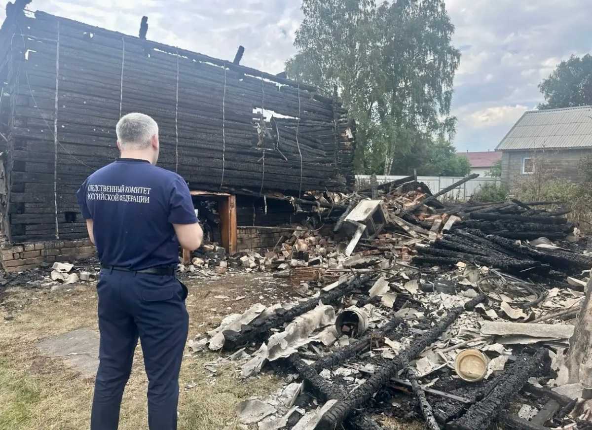 Пожар произошёл в деревне Гостцы Новгородского округа.