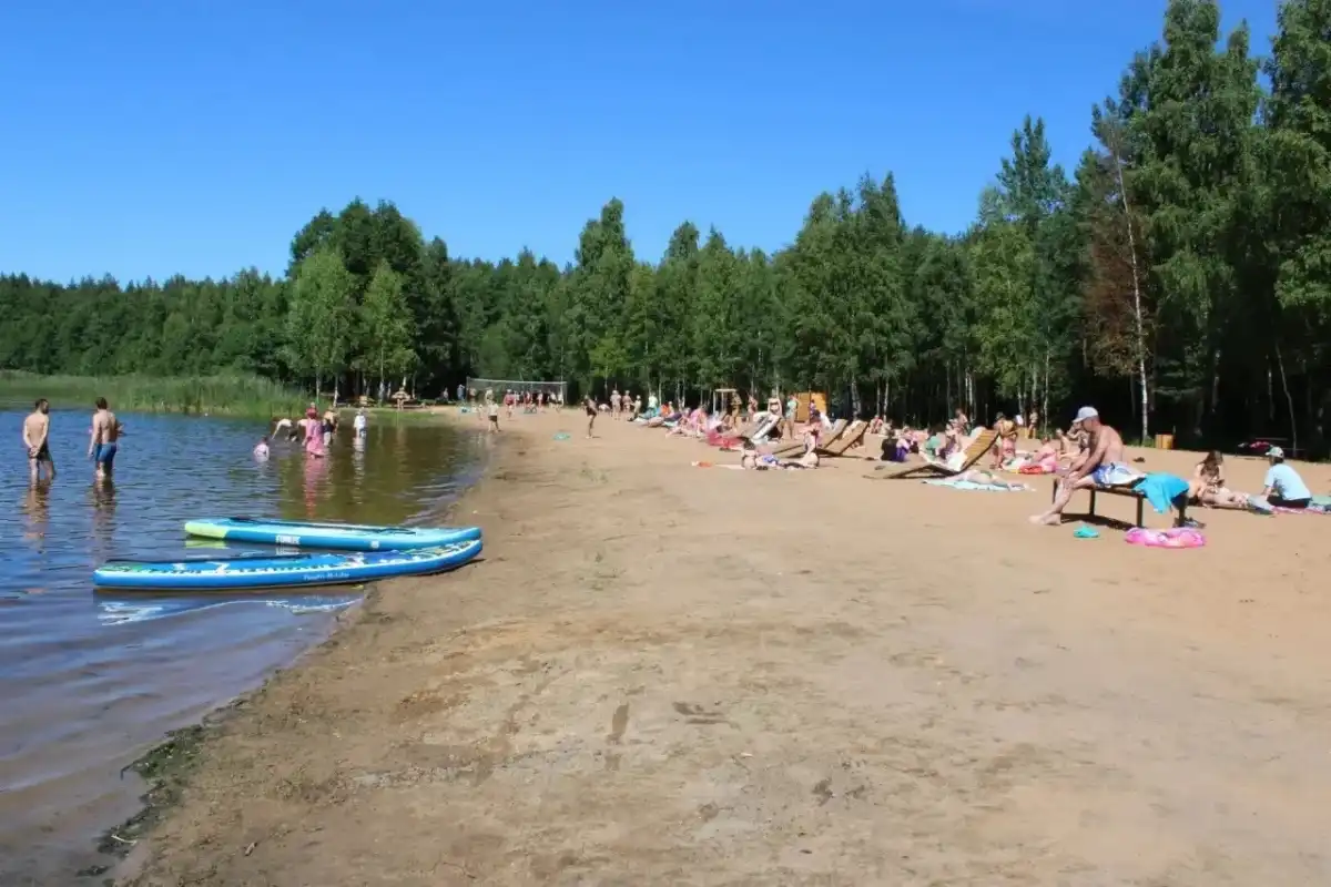 Боровичане предложили сделать на пляже удобный вход в воду и добавить качели.