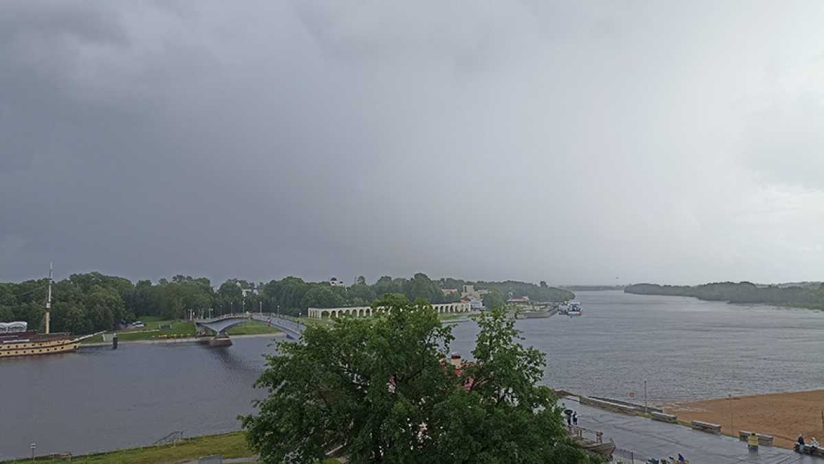 Новгородцев предупредили о грозах и сильном ветре в воскресенье