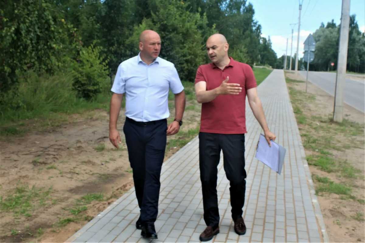 Представители Общественной палаты Новгородской области оценили благоустройство.