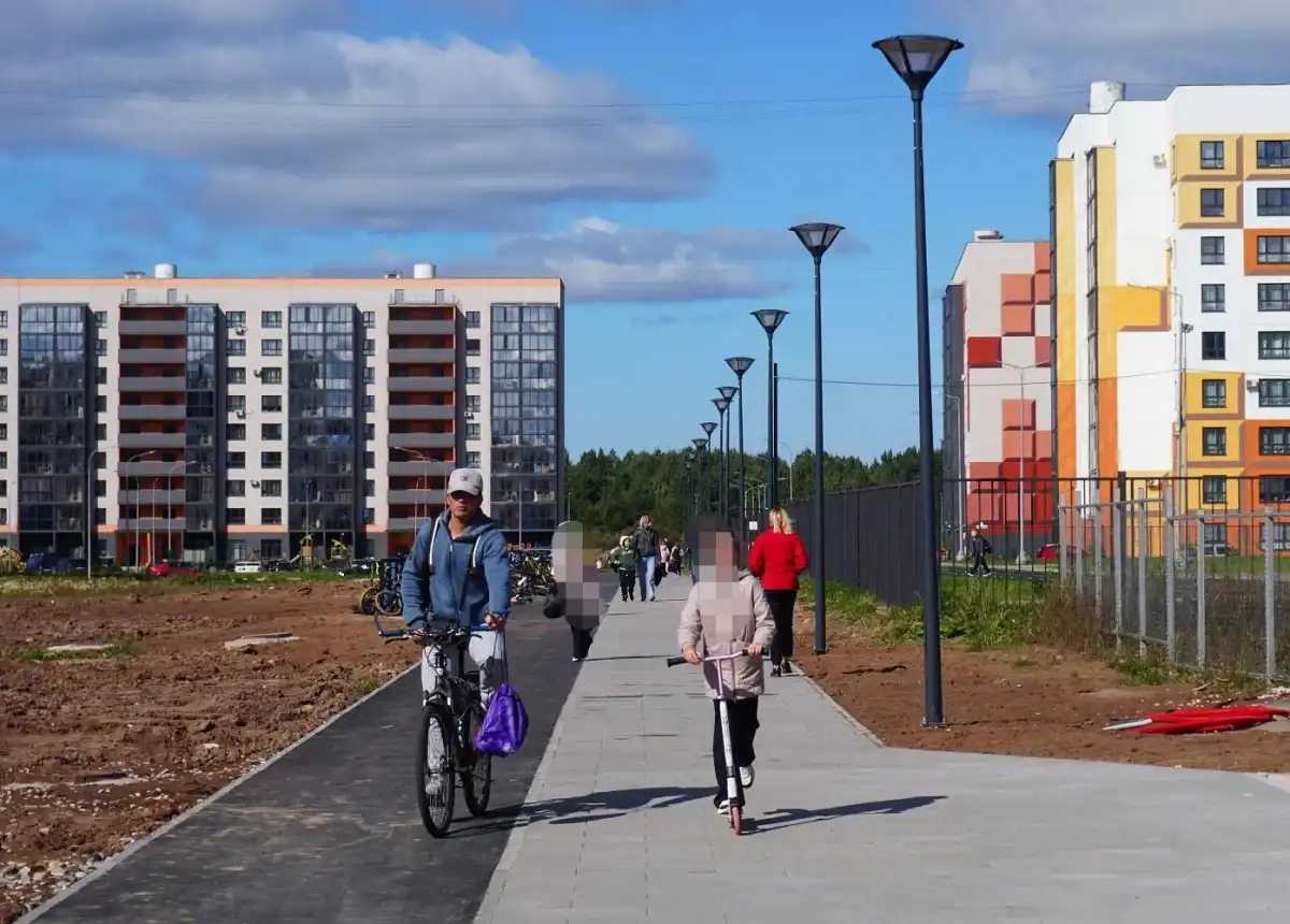 Инициатива благоустройства дорожки принадлежала горожанам.