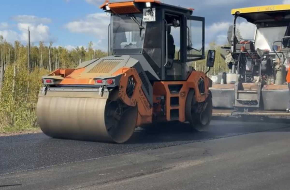 Общая протяжённость ремонтируемого участка составляет 26 км. Общая протяжённость ремонтируемого участка составляет 26 км.