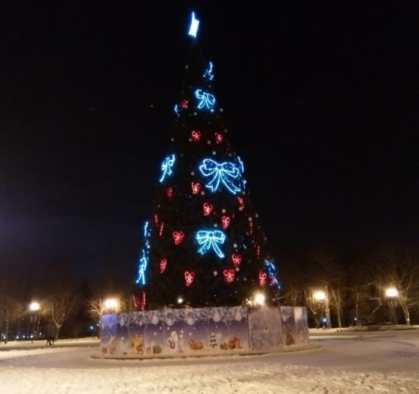 Главную новогоднюю ёлку в Великом Новгороде начнут разбирать после старого нового года