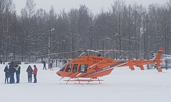 Вертолет Национальной службы санитарной авиации заступил на дежурство в Новгородской области 21 января.