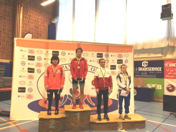 Новгородская вольноборка Надежда Соколова выиграла бронзу на международном турнире