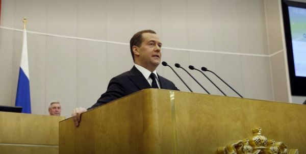 Для Дмитрия Медведева это выступление в Госдуме в качестве председателя правительства стало седьмым.