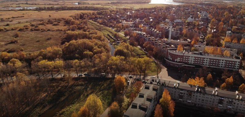 Сегодня полюбоваться новгородской городской панорамой можно разве что с воздуха