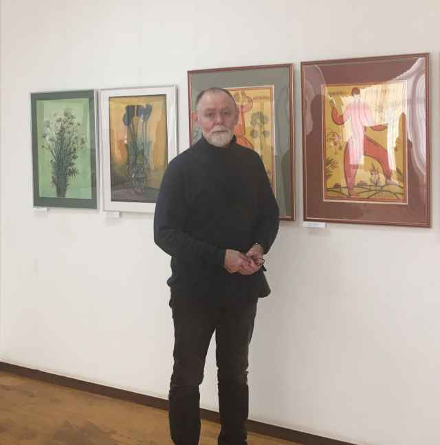 На выставке в Ганзейской галерее  представлено  20 работ Николая Локотькова.