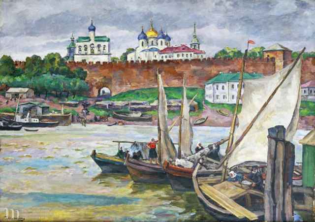 Картина Петра Кончаловского «Новгород Великий», 1944 год.