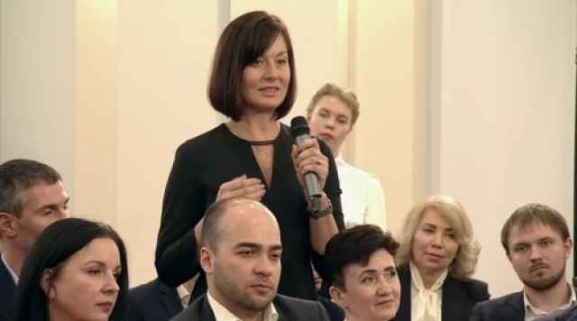 На встрече с президентом Ольга Калпинская предложила создать в регионе инновационный научно-технологический центр.