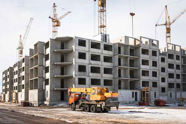 В расчете на одного жителя в Новгородской области построили 0,464 квадратных метров жилья.