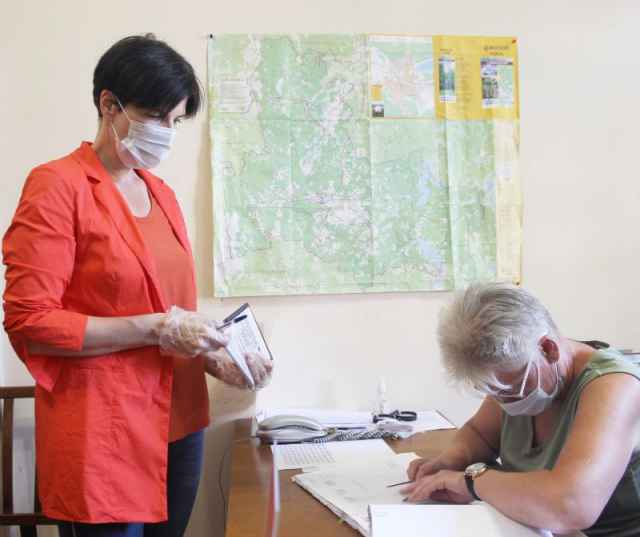 Татьяна Васильева проголосовала на малой родине.