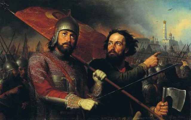 Кузьма Минин и Дмитрий Пожарский собрали ополчение в более 10 тысяч человек: казаков, стрельцов, крестьян.