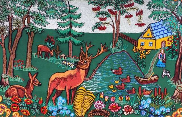 В Великом Новгороде откроется выставка ковров, созданных пермячкой Анфисой Пихтовниковой