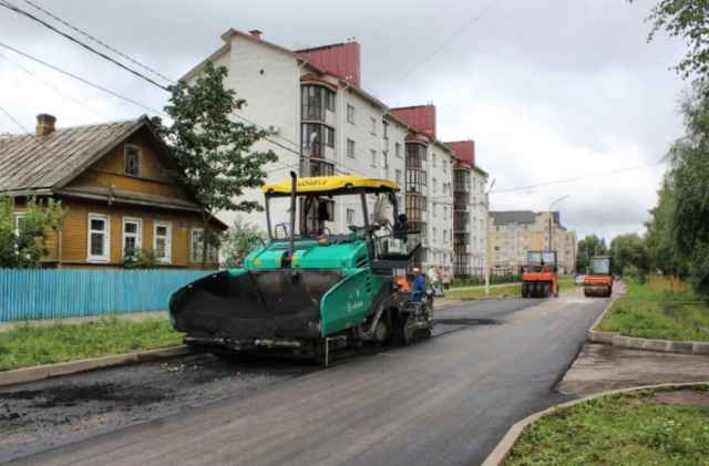 В Великом Новгороде объём выполненных работ составляет 63,5%.