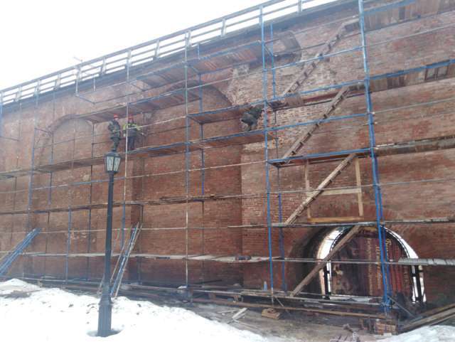 После реставрации боевого хода Новгородского кремля секретная лестница станет доступной для экскурсантов..