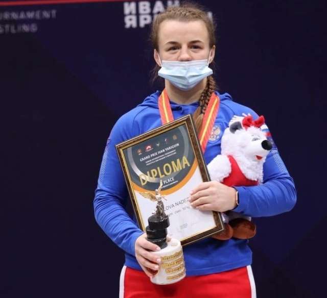 На турнире «Иван Ярыгин» Надежда выступала в весе до 50 кг.