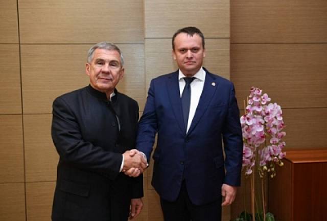 Андрей Никитин и Рустам Минниханов обсудили взаимодействие по развитию особых экономических зон.