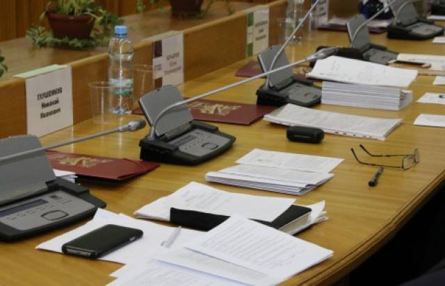 20 депутатов проголосовали за принятие поправок в муниципальное положение, двое были против.